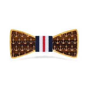 Anchors Away: Boy's Bamboo Bow Tie